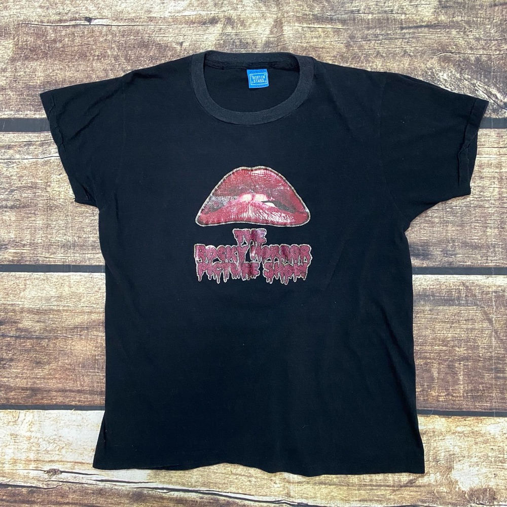 ❌SOLD❌ Vintage 1974 Rocky Horror Picture Show Shirt Single-Stitch Screen Stars